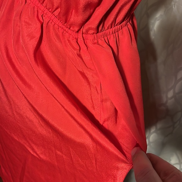 Massimo coral color dress size M with pockets - Picture 5 of 8